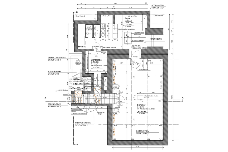 Grundriss Untergeschoss