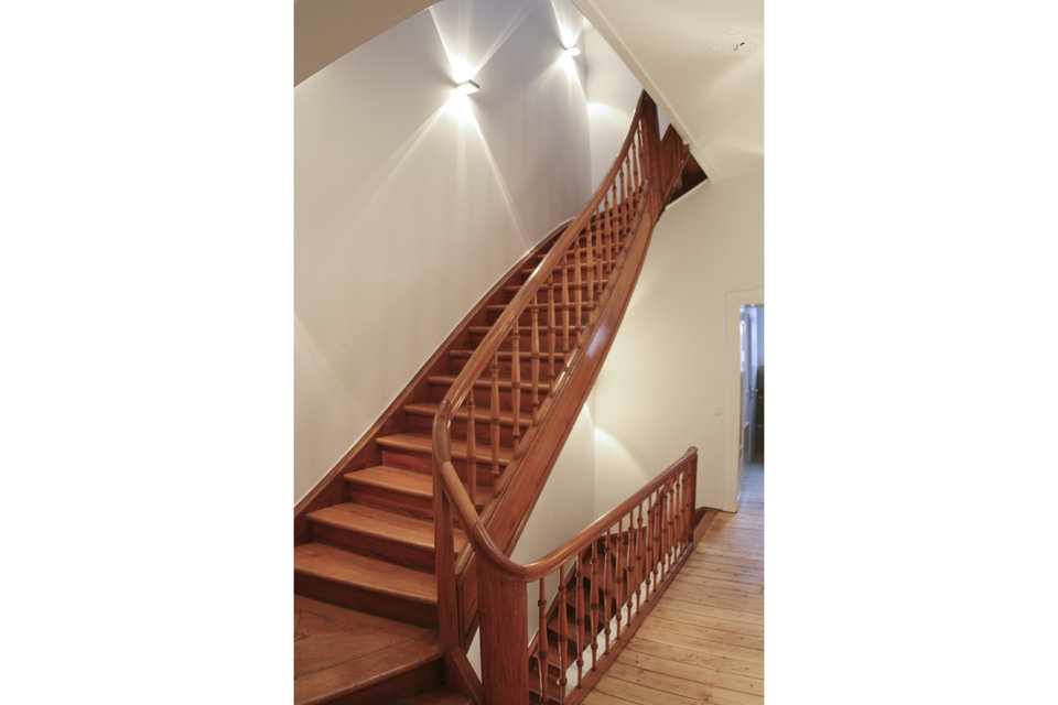 Treppenhaus mit Lichtplanung