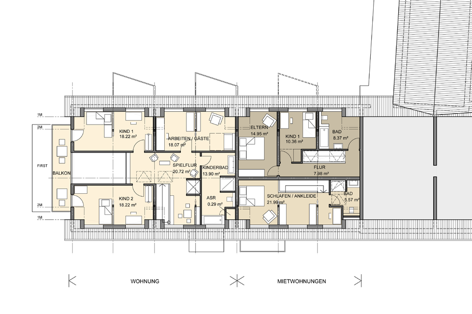 Grundriss Dachgeschoss