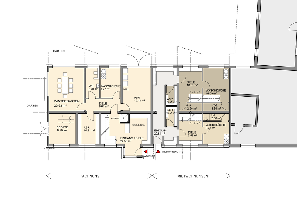 Grundriss Erdgeschoss