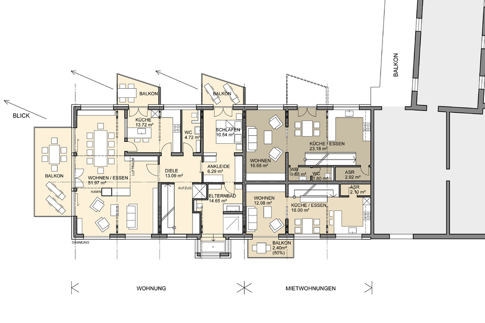 Grundriss Obergeschoss