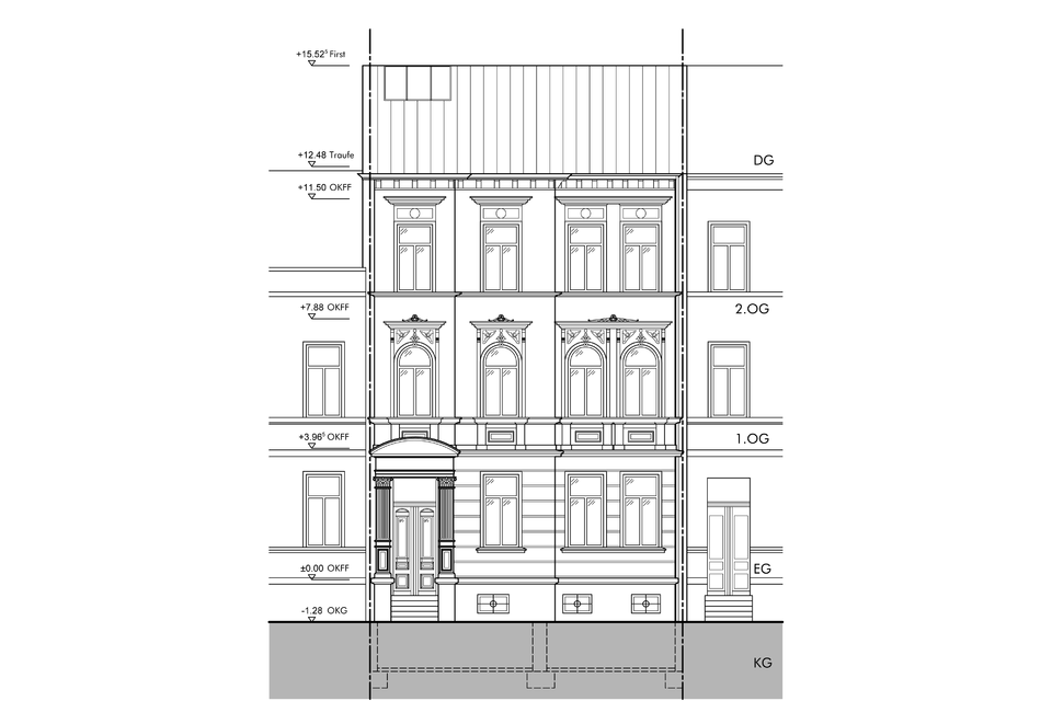 Ansicht Straße Bestand