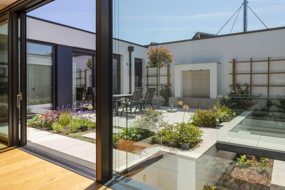 Blick in den Atrium-Innenbereich