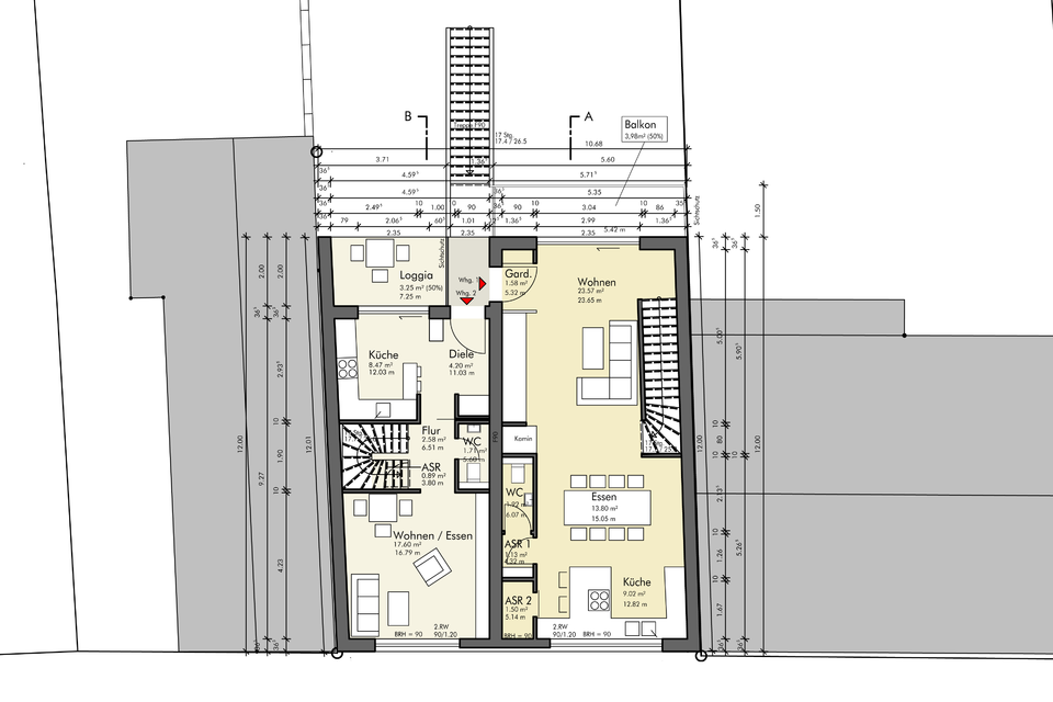 Grundriss Obergeschoss