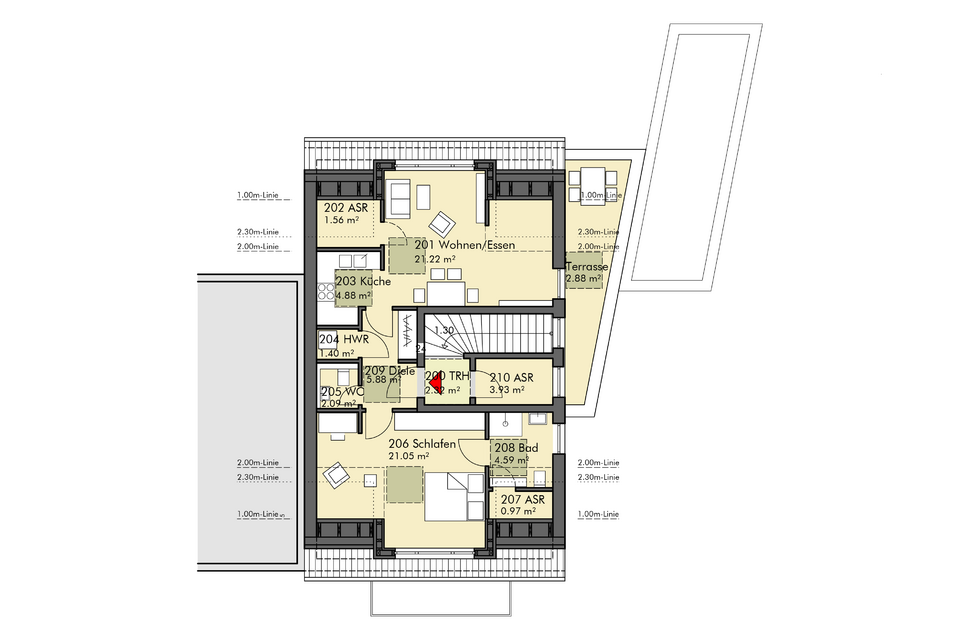 Grundriss Dachgeschoss