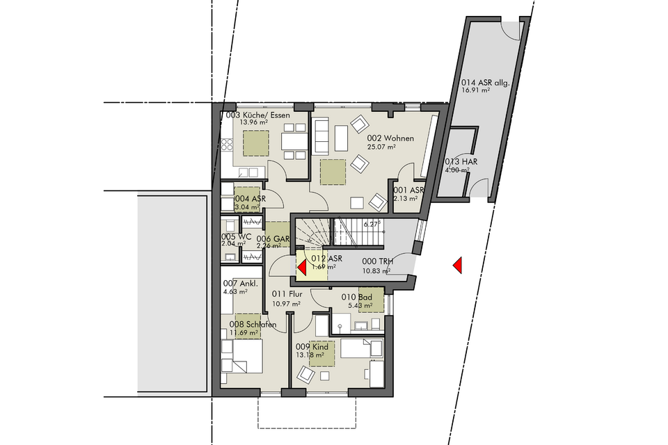 Grundriss Erdgeschoss