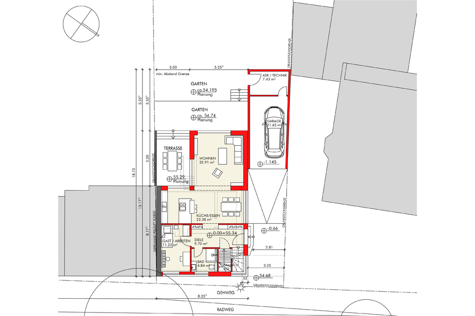 Grundriss Erdgeschoss